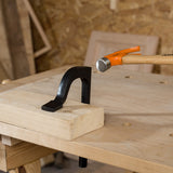 Pony Jorgensen Set of 6 Traditional Holdfasts Cast Iron 400mm workbench clamp in black enamel finish