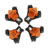 Pony Jorgensen Set of 4 Quick-Release Corner Clamps in use on a wooden frame