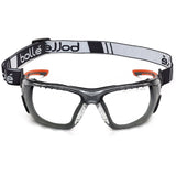 Bollé Safety Ness+ Sealed Safety Glasses Clear Lens for woodworking protection