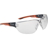 Bollé Safety Ness+ Clear Lens Safety Glasses in ultra wrap-around design for optimal protection and comfort