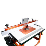Sherwood Benchtop Router Table with MDF/Phenolic Table & Aluminium Mounting Plate