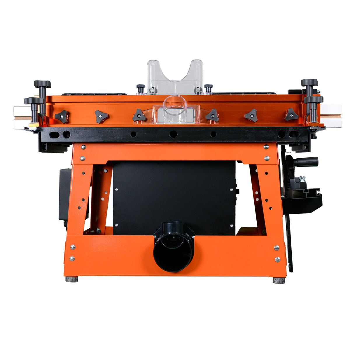Sherwood Industrial Benchtop Router Table with Cast Iron Table & Plunge Router Lift
