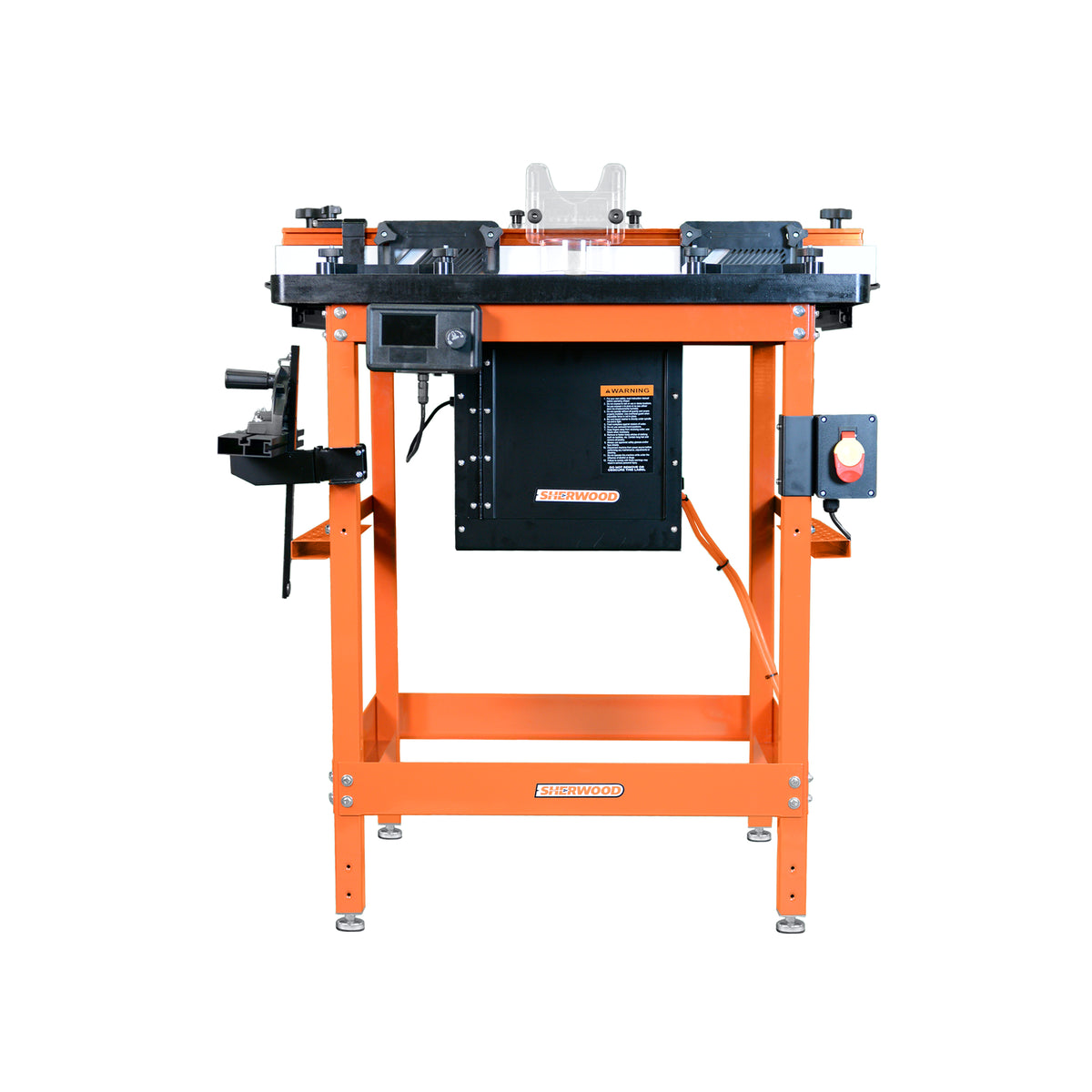 Sherwood Industrial Router Table Cast Iron Top with Motorised DRO Router Lift & Water Cooled CNC Spindle