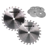 Torquata Set of 2 203mm Diameter Flat-Top Saw Blades Plus Shims in action