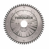 Torquata 184mm Laminates Circular Saw Blade in action on a wood panel