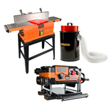 Sherwood Pro Benchtop Planer Bundle with Helical Cutterhead Plus DC-50 Extractor