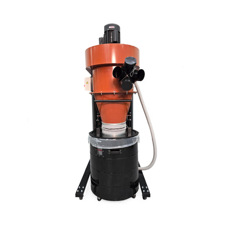 Sherwood 3HP iVac Automation Cyclone Dust Extractor with Automatic Filter Cleaner, angled view