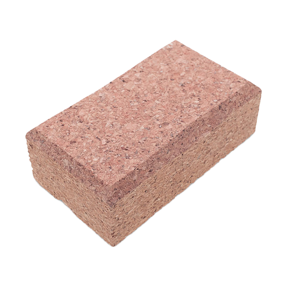 Cork hand sanding block with bevelled top edge for precise and efficient sanding on flat surfaces