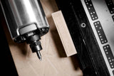 Shaper Tools 60 Degree Engraving CNC Router Bit showing V-cutting angle for smooth engraving on various materials