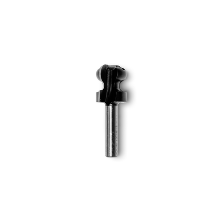Australian-made Shaper Tools 22mm x 16mm Fingerpull CNC Router Bit showcasing rounded profile for integrated fingerpulls