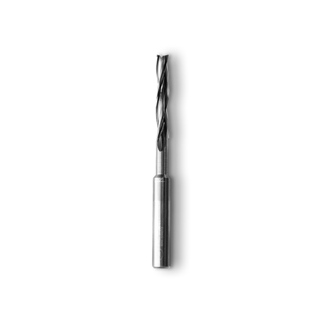 6mm x 30mm Up-Spiral Flat CNC Router Bit with 8mm Shank - Three flutes for versatile cutting on various materials