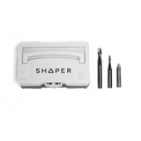 Shaper Tools 3-Piece Essential Bit Kit in Shaper Micro-Systainer with custom foam insert