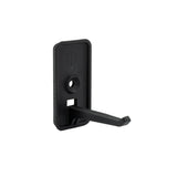 Superhooks Garage Bundle 27-Piece Black Modular Tool Wall Hooks - Close-up of reinforced black hook with high weight capacity