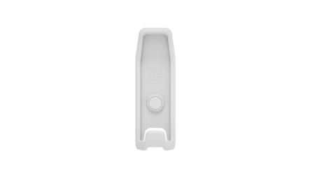 Superhooks Everyday Hook White 3 Pack - Angled top and through slot for double hanging, organizing tools efficiently