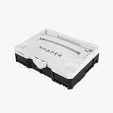 Shaper Tools SYS 1 Systainer with Customizable Foam Insert, corrugated foam lid for secure storage