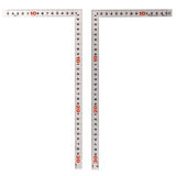 Shinwa Sashigane Flat Square 30cm Stainless Steel Metric