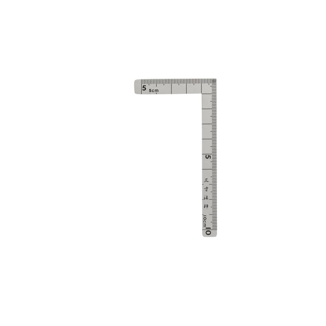 Shinwa Mini Flat Square Stainless Steel Metric