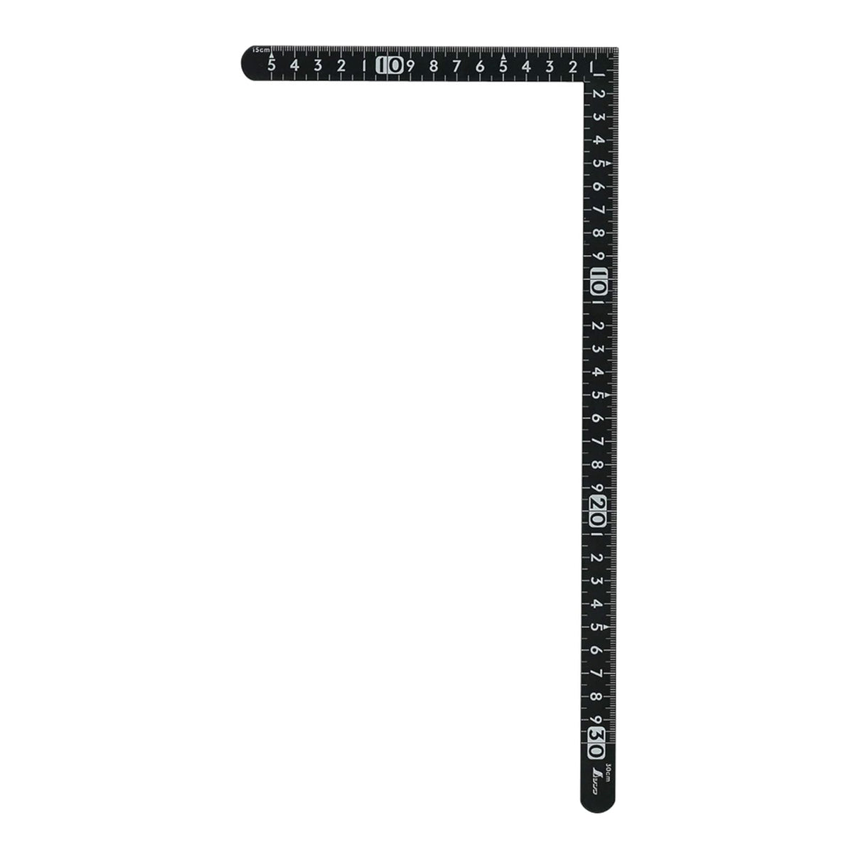 Shinwa Sashigane Square 30cm Black Iron Metric
