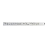 Shinwa Pick-Up Metric Ruler Stainless Steel