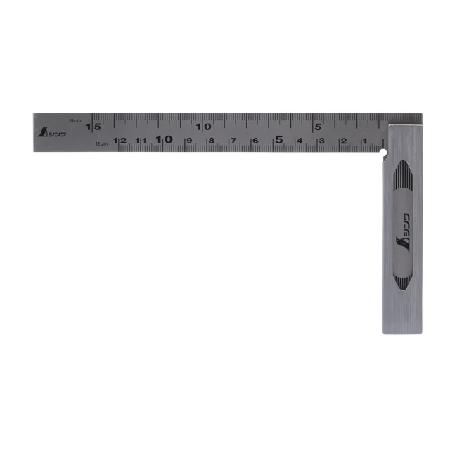 Shinwa Try Square 15cm Stainless Steel Metric