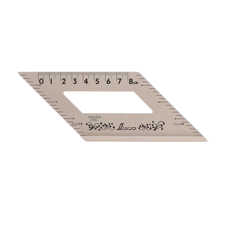Shinwa 45 & 135 Degree Mitre Rule Stainless Steel