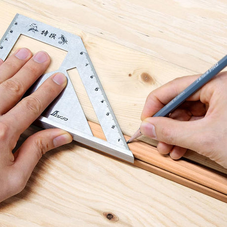 Shinwa 45 & 90 Degree Mitre Gauge Square Stainless Steel