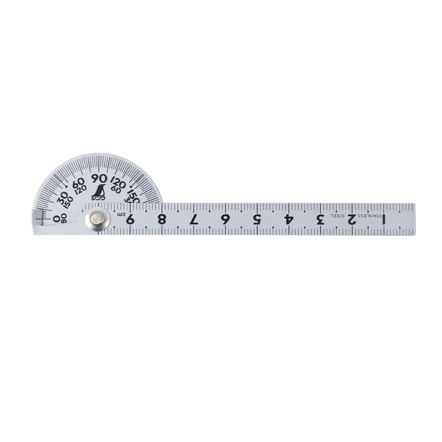 Shinwa Mini Protractor 100mm Stainless Steel