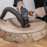 Arbortech SpheroPlane angle grinder attachment carving wooden sphere bowl