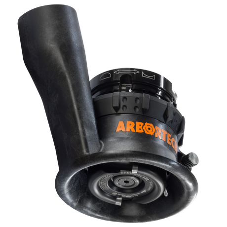 Arbortech SpheroPlane angle grinder attachment carving wooden sphere bowl