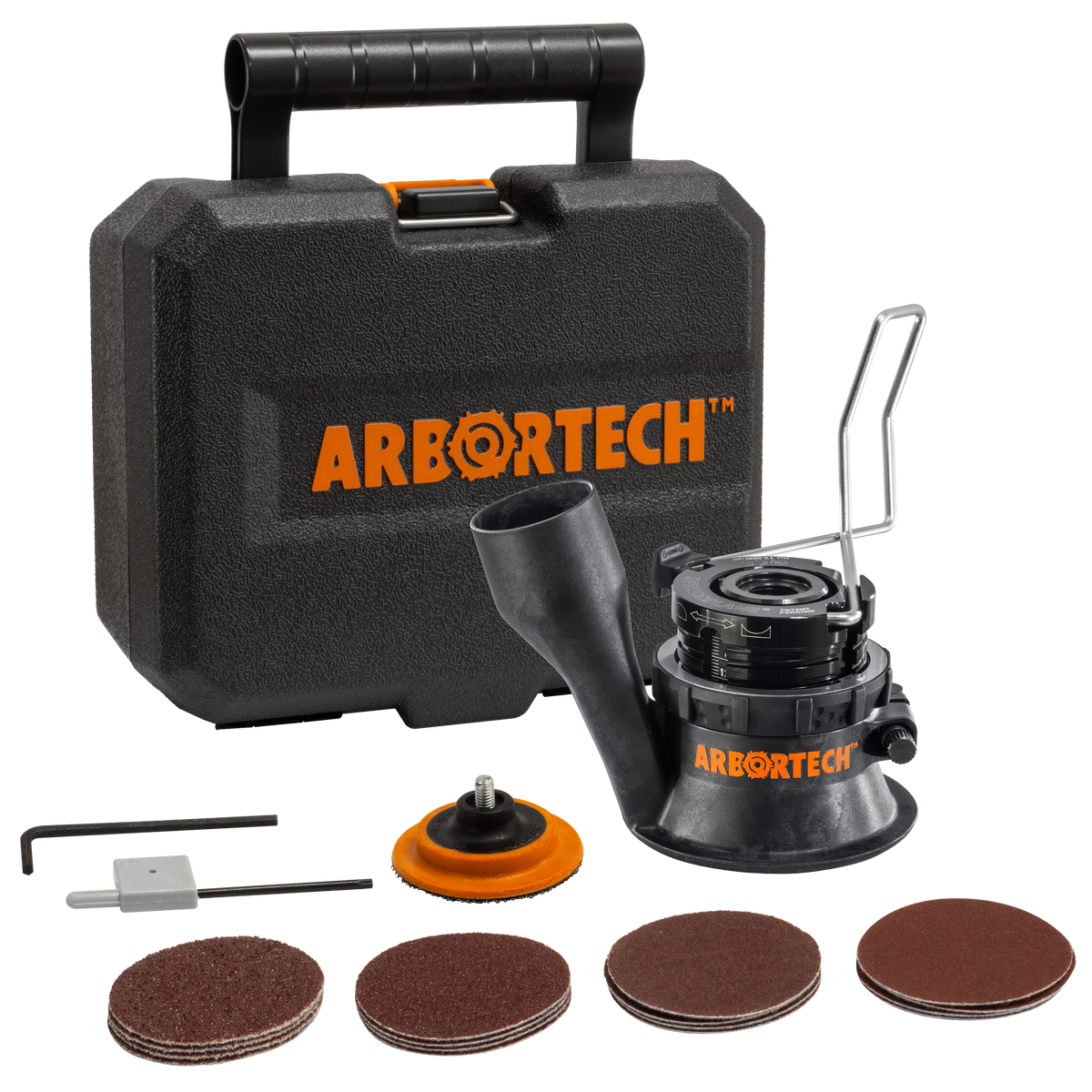 Arbortech SpheroPlane Angle Grinder Attachment carving spherical wooden bowl