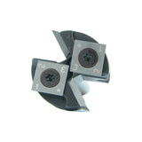 Torquata 2+2 Flute Surface Planing Carbide Insert Router Bit 31.75mm Diameter 1/4in Shank