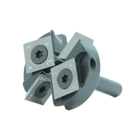 Torquata 2+2 Flute Surface Planing Carbide Insert Router Bit 31.75mm Diameter 1/4in Shank
