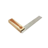 Ironbark Toolworks Try Square Brass & Mulga Inlay, Australian-made woodworking tool in action