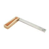 Ironbark Toolworks Try Square Brass Mulga Inlay perspective view