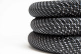 Shaper Tools Woven Dust Hose 2.5m, braided sleeve, tapered connector, antistatic properties