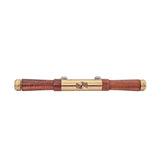 Ironbark Toolworks Spokeshave 10in with Mulga Handles, HSS Blade - Australian-made woodworking tool with brass body detail