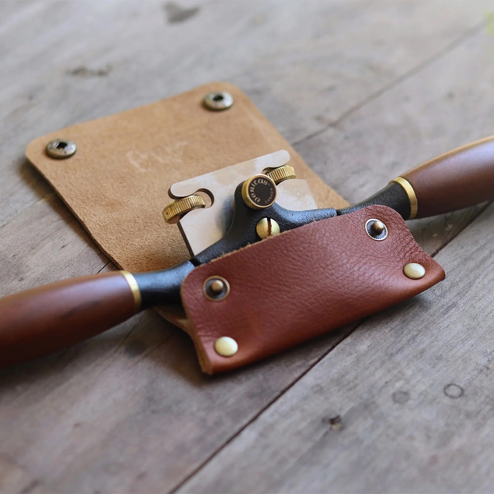 En Mina Leather Spokeshave Cover