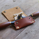 En Mina Leather Spokeshave Cover