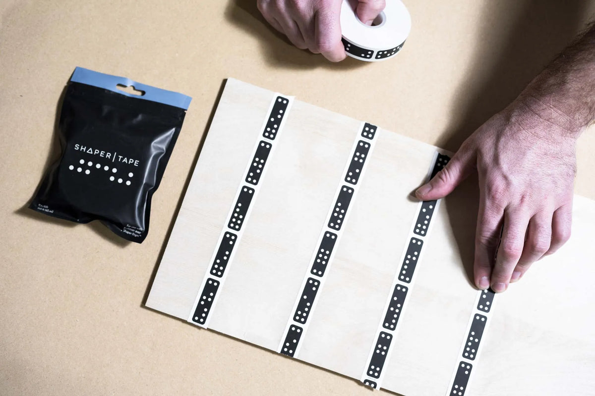 ShaperTape fiducial markers for Origin Handheld CNC Router - high precision technology for accurate digital workspace augmentation