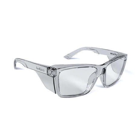 Bollé Safety STKS 420 Clear Lens Clear Frame glasses, eco-friendly design with ergonomic fit