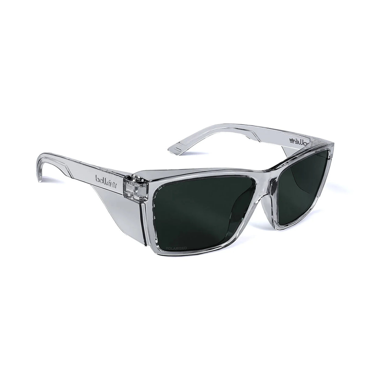 Bollé Safety STKS 420 Polarised Safety Glasses Clear Frame - Eco-friendly and stylish eye protection for woodworking
