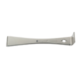 Stainless steel pry bar 240mm by Shaper Tools, sharpened to precision for easy part removal without workpiece damage