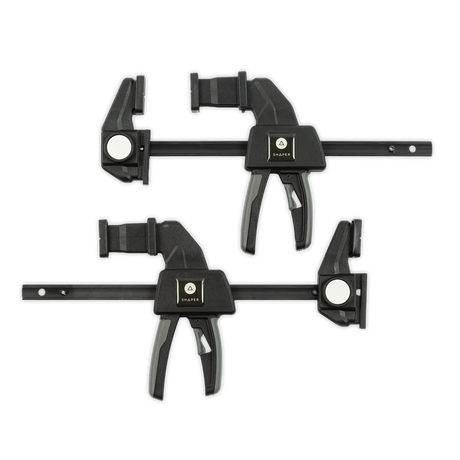 Shaper Tools Set of 2 Reversible Clamps 150mm for Shaper Origin Workstation - Reversible clamps for versatile clamping positions