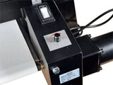 Sherwood 10in Benchtop Drum Sander in action, sanding wood smoothly