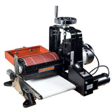 Sherwood 10in Benchtop Drum Sander in action, producing uniform results for woodworking projects