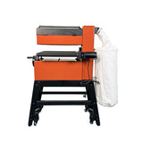 Sherwood 18in Drum Sander with Open Mobility Stand, angled view showing precision sanding drum