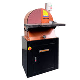 Sherwood 20in Disc Sander with Cabinet Stand in action in a workshop