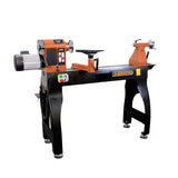 Sherwood Maxi Wood Lathe 510mm Swing showcasing its impressive capacity and precision machining