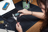 Shaper Tools Connected Caliper 200mm Bluetooth in use for precise measurements