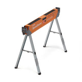 BORA Speedhorse Saw Horse 680kg Capacity - Pack of Two - Side view demonstrating sturdy build and adjustable legs